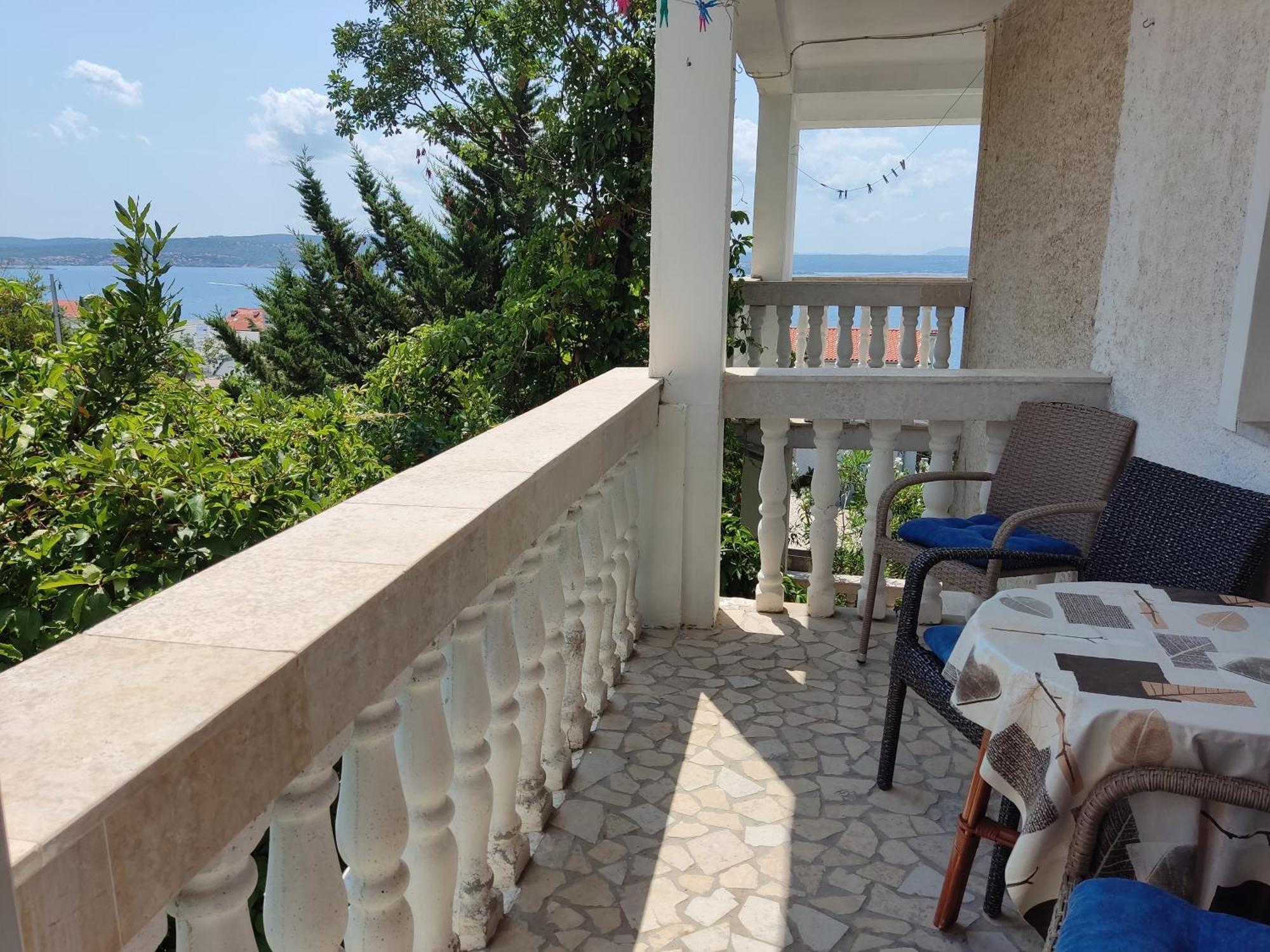 Panorama View Close Sandy Beach 100M To Talasoterapija, Crikvenica Bagian luar foto